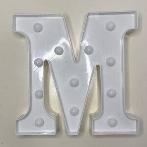 Light Up “M” Decor